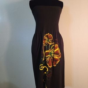 Kathy Black Tubetop Dress